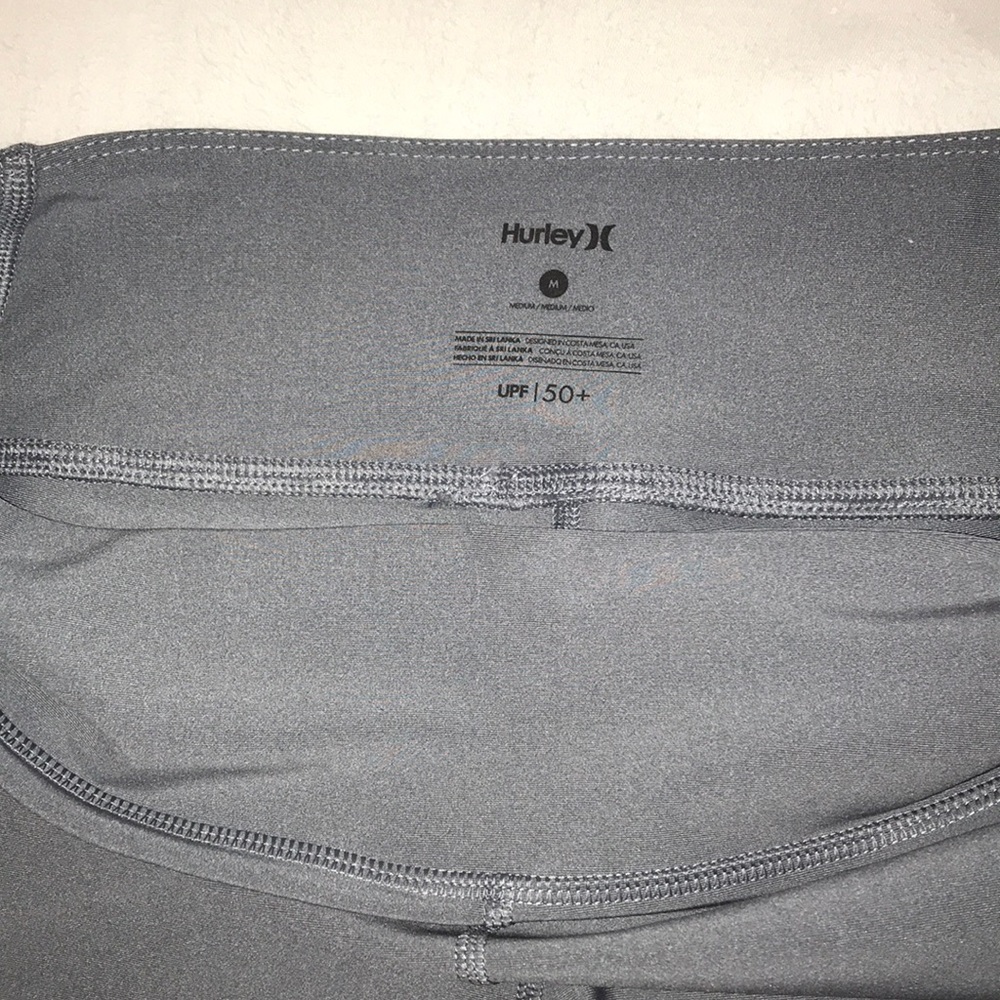 Hurley NWT gray surf shorts sz M UPF 50+ - Picture 3 of 6